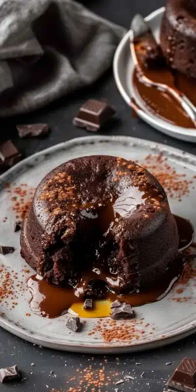 Recette du fondant au chocolat irrésistible à l'airfryer
