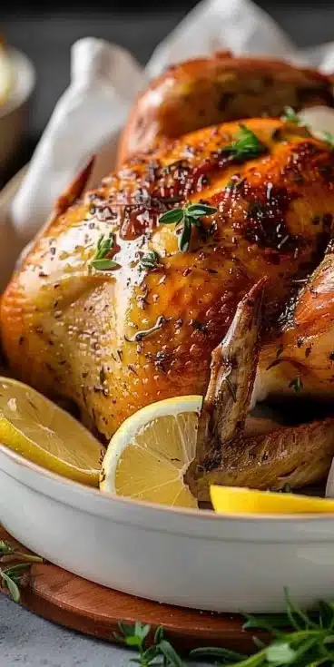 Recette du poulet rôti à l'airfryer facile et savoureuse