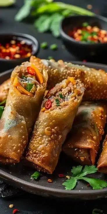 Recette Nems au Air Fryer : Croustillants et Légers !