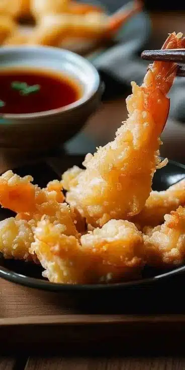 Recette Tempura de Crevettes Air Fryer Facile et Légère