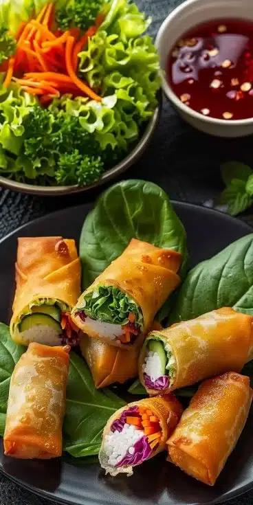 Rouleaux de Printemps à l'Airfryer