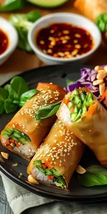 Rouleaux de Printemps au Airfryer