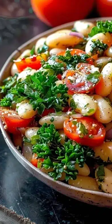 Salade Fraîche d'Haricots Blancs