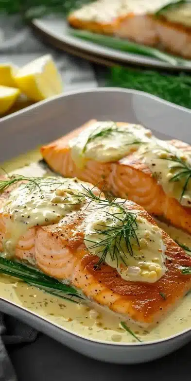 Saumon Crème Fraîche Maison