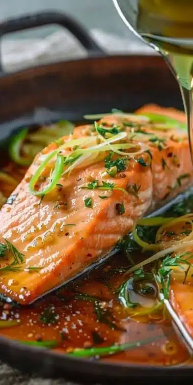 Saumon vapeur asiatique