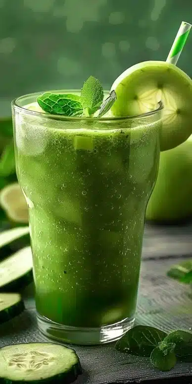 Smoothie concombre pomme