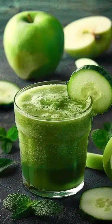 Smoothie concombre pomme