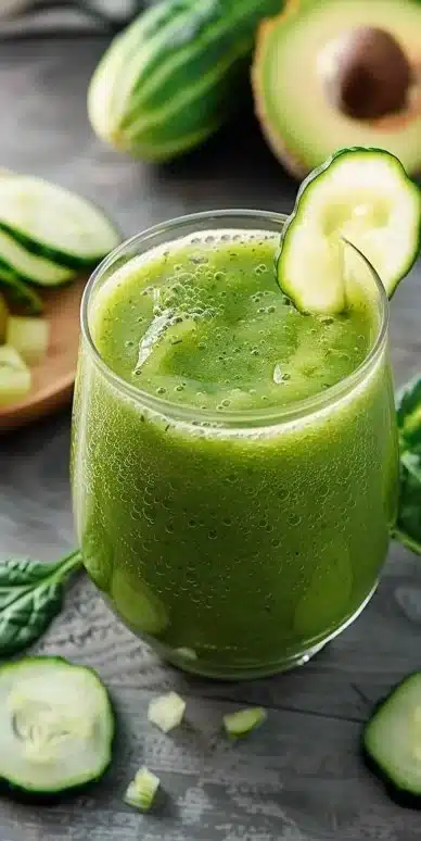 Smoothie Détox Épinards Concombre