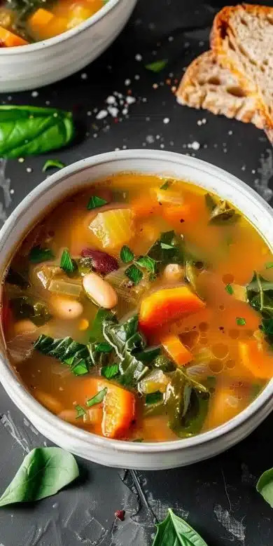 Soupe brûle-graisses maison