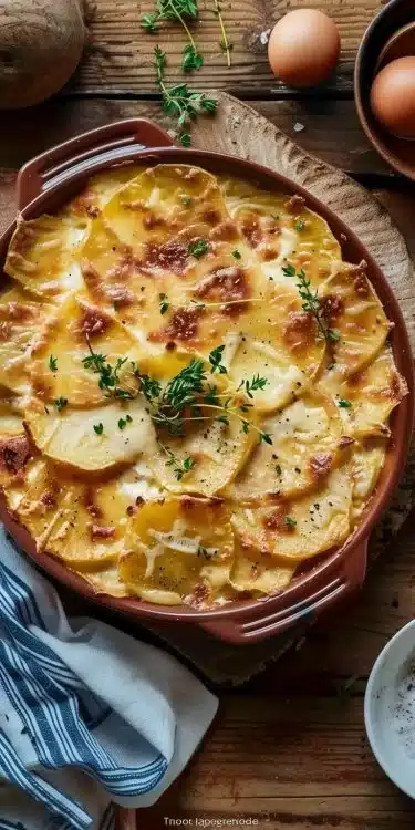 Recette de Tartiflette Reblochon Facile avec fromage et pommes de terre