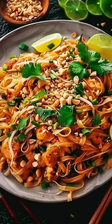 The true flavors of Chicken Pad Thai: delicious and easy to prepare!