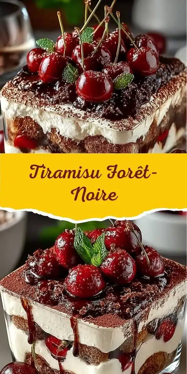 Tiramisu Forêt-Noire