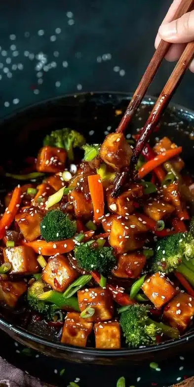 Tofu Sauté Asiatique