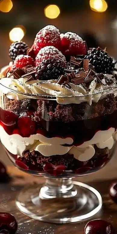 Trifle Festif de la Forêt Noire