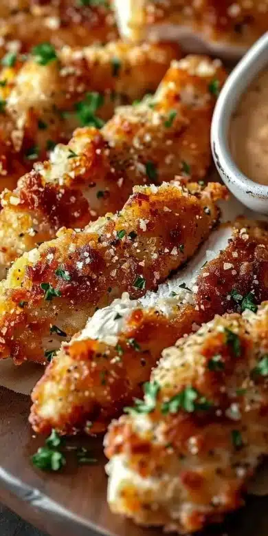 Aiguillettes Poulet Parmesan