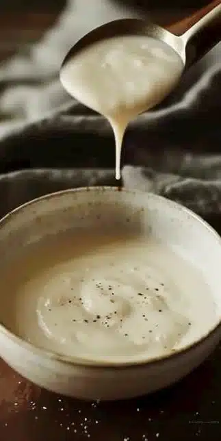 Béchamel sans beurre