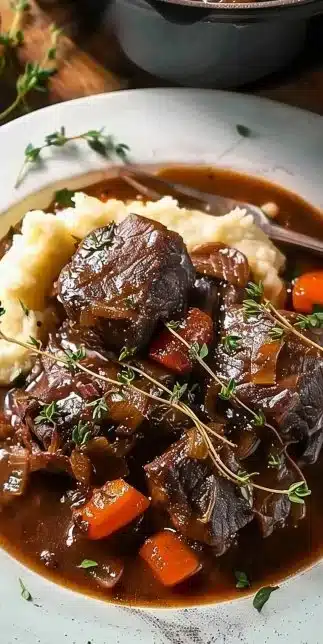 Boeuf Bourguignon à l’Instant Pot