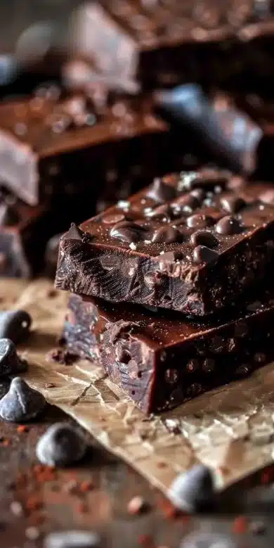 Carrés protéinés chocolat sains et délicieux pour une collation énergisante