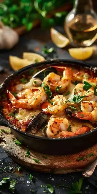 Cassolette de fruits de mer