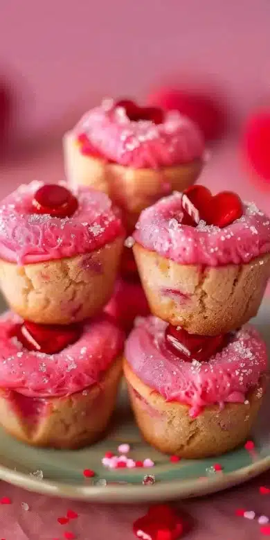Cookie Cups de Saint-Valentin