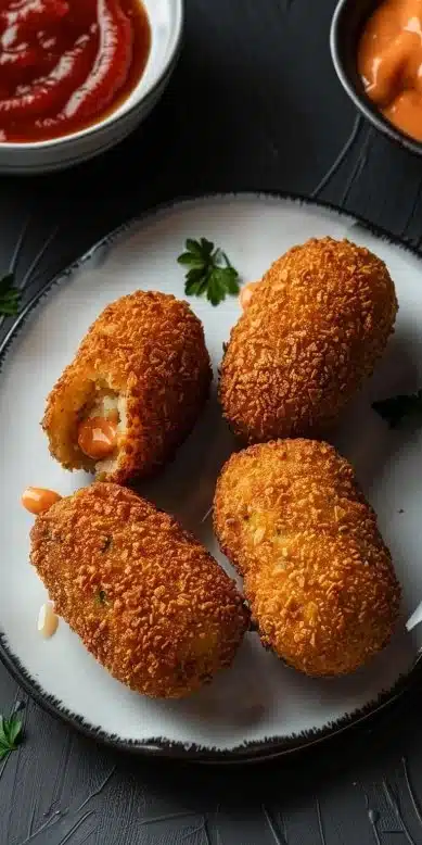 Croquettes de poisson croustillantes faciles à la friteuse à air