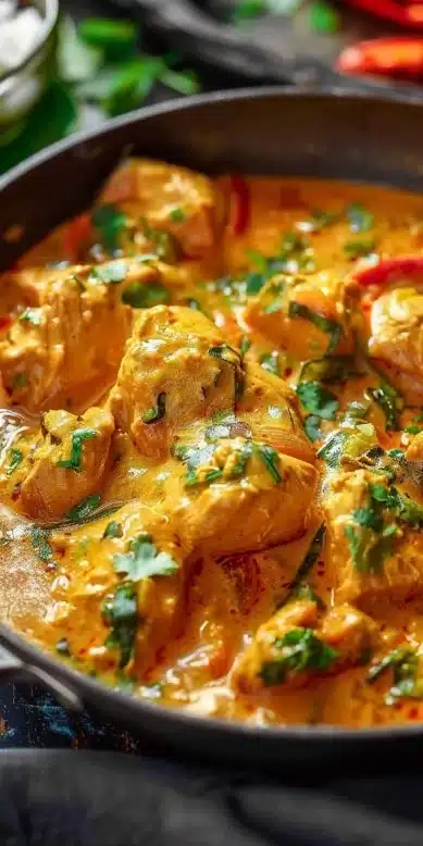 Curry de Poulet au Coco, plat savoureux et épicé
