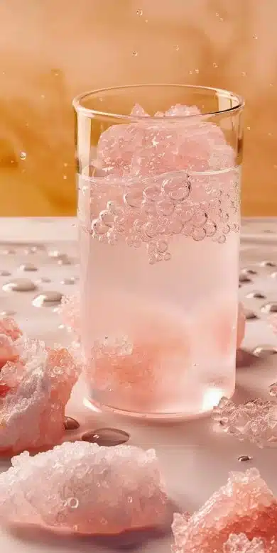 Bouteille d'eau de sole maison pour ajouter de la saveur aux plats