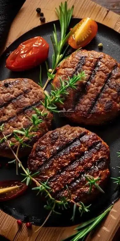 Galette de viande Airfryer : rapide, croustillante & savoureuse