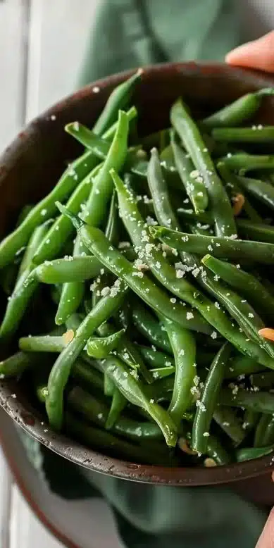 Haricots verts Air Fryer : croquants en 15 minutes