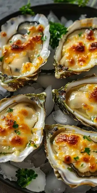 Huîtres Gratinées