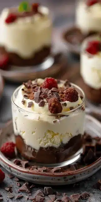 Mousse au chocolat blanc