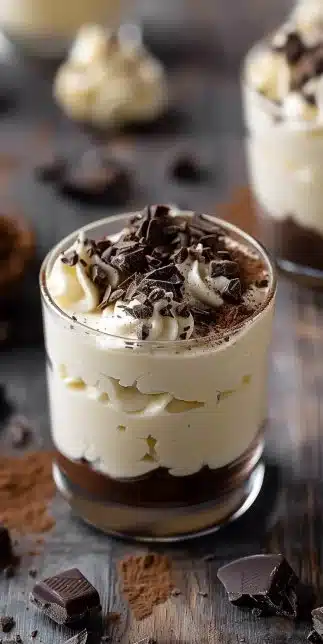 Mousse au chocolat blanc