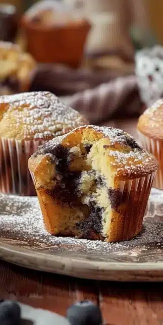 Muffins dans un air fryer