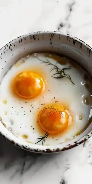 Oeufs Cocotte à l'Air Fryer