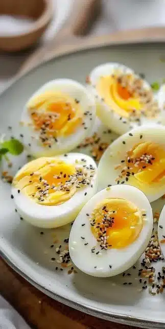 Œufs durs à l'air fryer