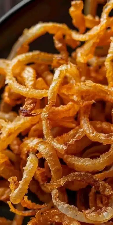 Oignons frits air fryer : croustillants et sans huile