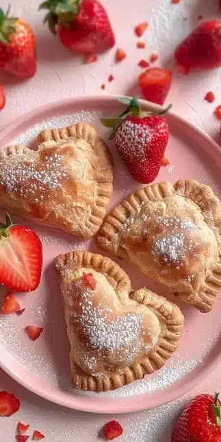 Pâtisseries aux fraises