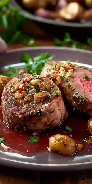 Paupiette de veau dans la friteuse à air