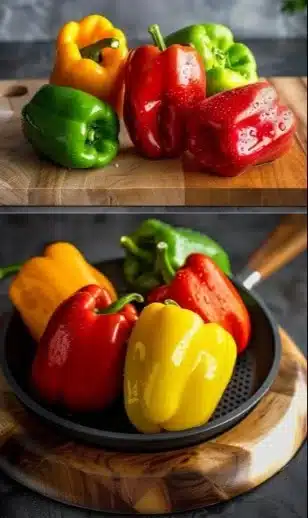 Poivrons dans l’Airfryer : croquants et faciles à faire
