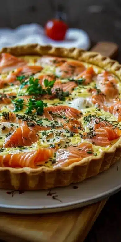 Quiche Saumon Fumé Boursin