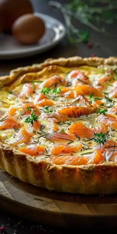 Quiche Saumon Fumé Boursin