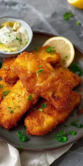 Recette de Poisson Pané Croquant à l'Air Fryer