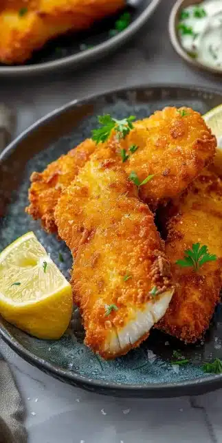 Recette de Poisson Pané Croquant à l'Air Fryer