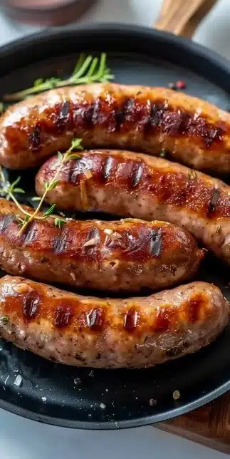 Recette de saucisse de Toulouse à la friteuse à air