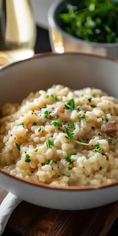 Risotto in the Air Fryer: easy and quick recipe
