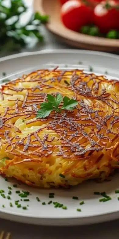 Rösti à l'air fryer : croustillants et faciles à faire
