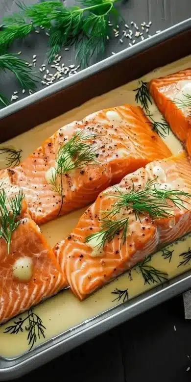 Saumon Crème Fraîche Maison