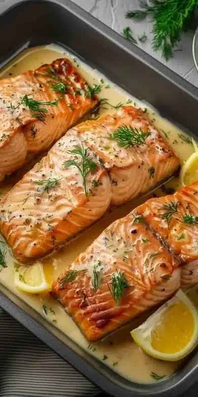 Saumon Crème Fraîche Maison