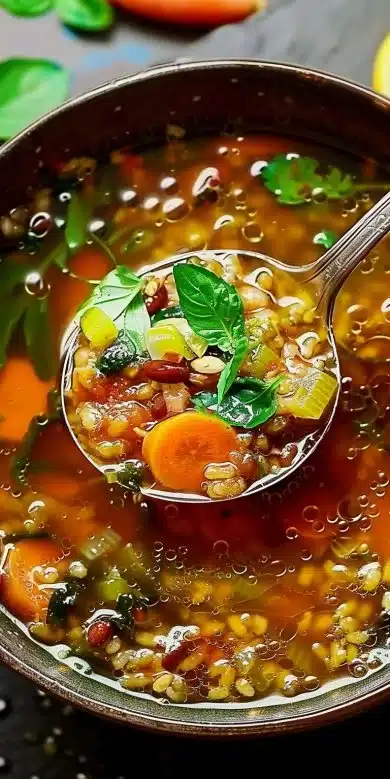 Soupe santé pour perdre du ventre et réduire la graisse abdominale